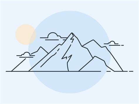 graphicdesignblg | Mountain drawing simple, Simple line drawings ...