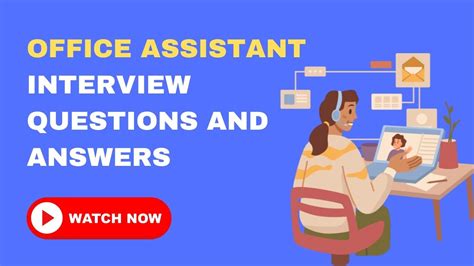 Office Assistant Interview Questions and Answers - YouTube