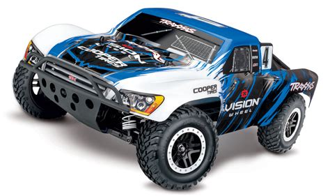 Traxxas Slash 4X4 VXL Brushless 1/10 4WD RTR Short Course Truck (Vision ...