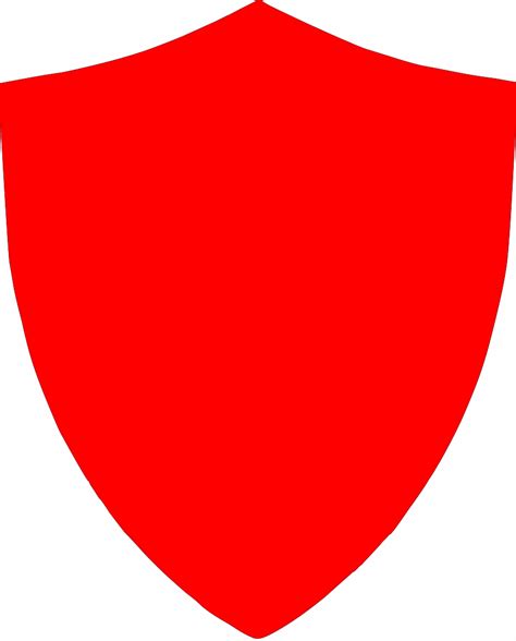 Red Shield2 Clip Art at Clker.com - vector clip art online, royalty ...