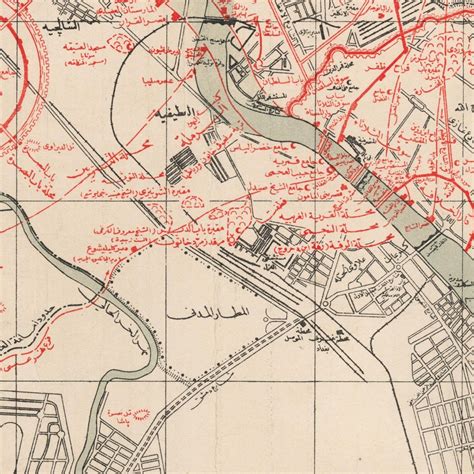 Old Map of Baghdad 19th Century City Plan Fine - Etsy