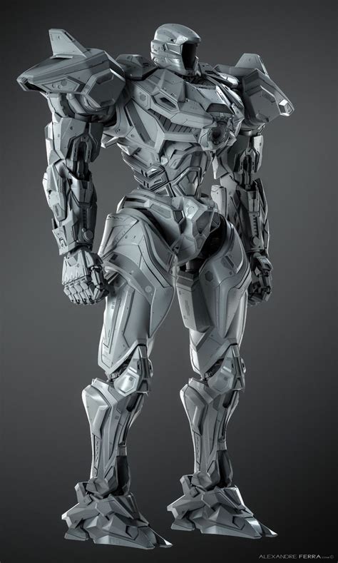 ArtStation - Jaeger Concept, Alexandre Ferra | Robot concept art, Robots concept, Pacific rim jaeger