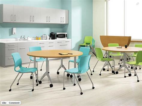 Colorful tables for office lunch room Hon Office Furniture, Contract ...
