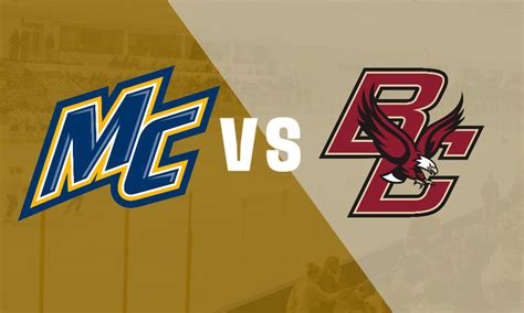 Pregame: Merrimack vs. Boston College - by Mike McMahon