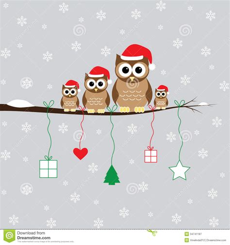 Owl Christmas Wallpaper - WallpaperSafari