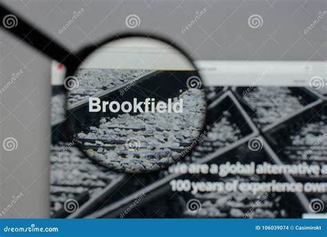 Milan, Italy - August 10, 2017: Brookfield Asset Management Logo ...