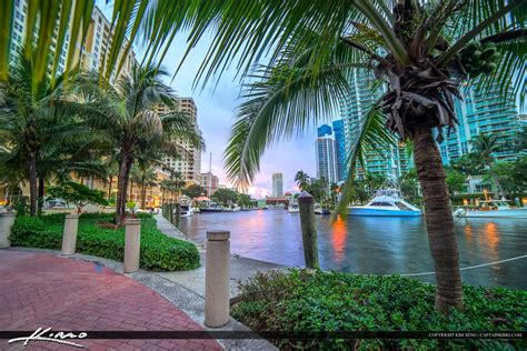 New River at the Fort Lauderdale Riverwalk Downtown Watrerway | HDR ...