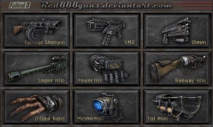 Fallout 3 weapons for classic Fallout by Red888guns on DeviantArt