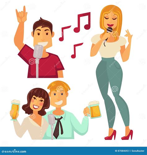 Karaoke Cartoon Stock Images - 9 Photos