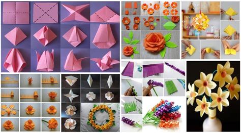 Step-By-Step Tutorial of How to Make Paper Flowers at Home - WaterbuckPump