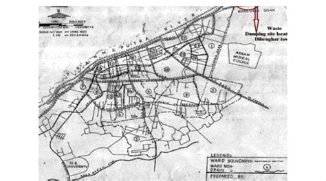 Map of Dibrugarh municipality. Source: Town and country planning... | Download Scientific Diagram