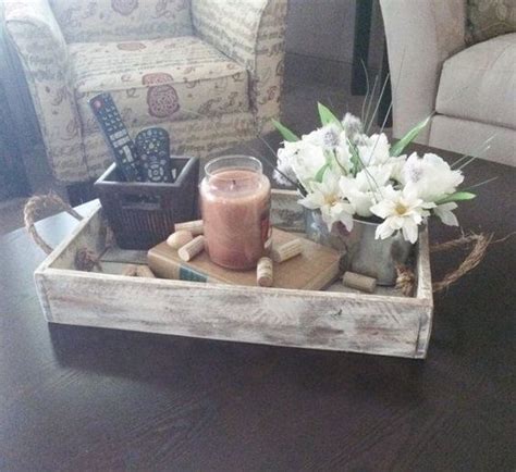 67 Rustic Tray Ideas To Style Your Coffee Table - Page 47 of 67 - Kornelia Beauty