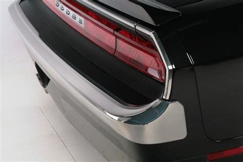 New 08-13 Dodge Challenger Rear Bumper Retro Style Chrome Car Trim 1 Pc 3M Tape | eBay