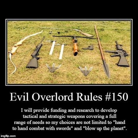 Pin on Evil Overlord Rules