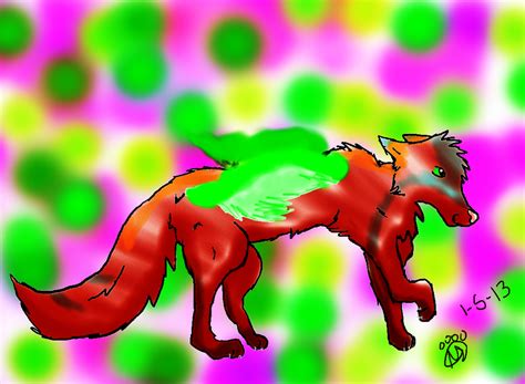 Neon Wolf by maxst5011 on DeviantArt