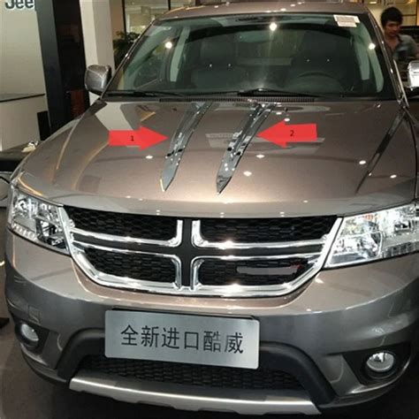 Fit For Dodge 2013 2014 2015 Journey Exterior Car Accessories Head Cover Trim Decoration ABS ...