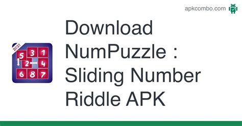 NumPuzzle : Sliding Number Riddle APK (Android Game) - Free Download