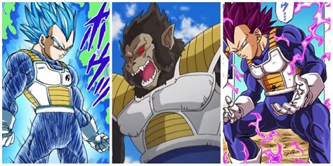 All Of Vegeta's Forms In Dragon Ball, Ranked By Power Level