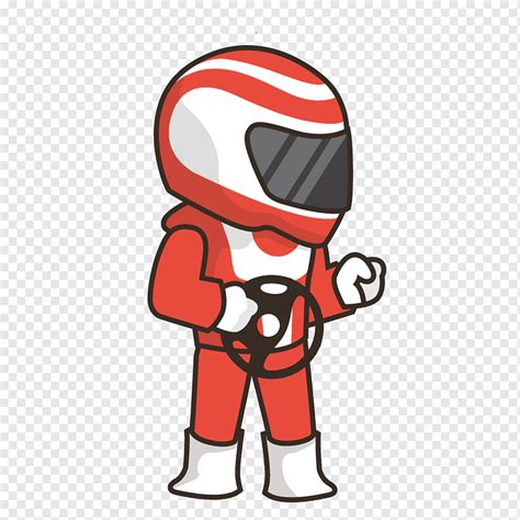 Race Car Driver Cartoon