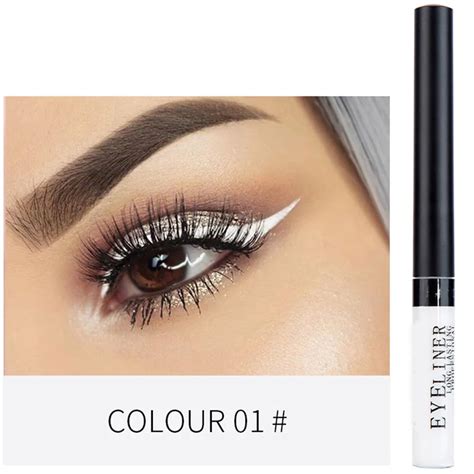 Colorful Liquid Eyeliner Waterproof Matte Pigment Eyes Makeup for Eyeshadow Cosmetics Red Blue ...