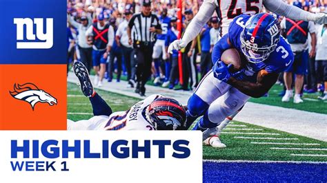 Highlights: Denver Broncos 27, New York Giants 13