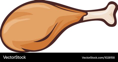 Fried chicken Royalty Free Vector Image - VectorStock