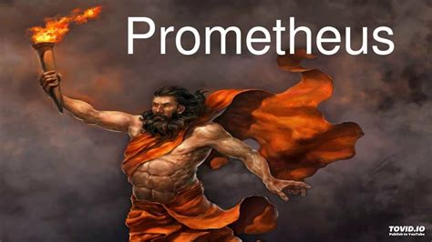 Prometheus and the gift of fire to mankind - YouTube