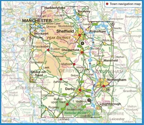 Ordnance Survey - Peak District & Derbyshire routes - Bike Ride Maps