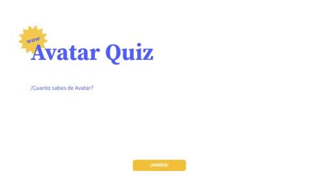 Avatar Quiz