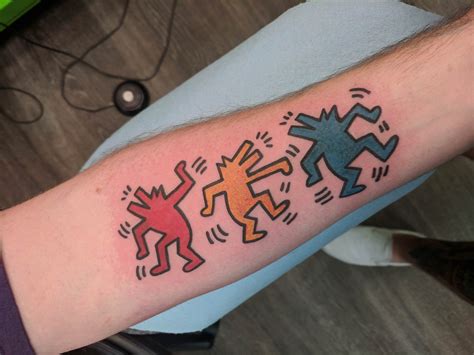 Keith Haring Dancing Dogs - Eric Wiesinger Bicycle Tattoo South Bend ...