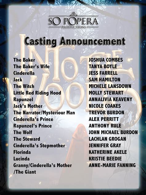 Into the Woods – Cast Announced!