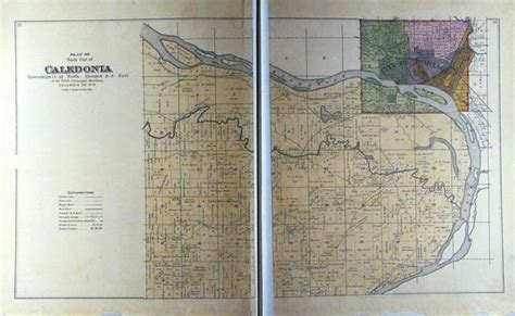 North Part of Caledonia, Part 1 | Map or Atlas | Wisconsin Historical Society