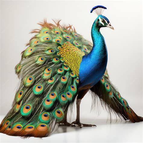 Premium AI Image | Gorgeous Peacock Display