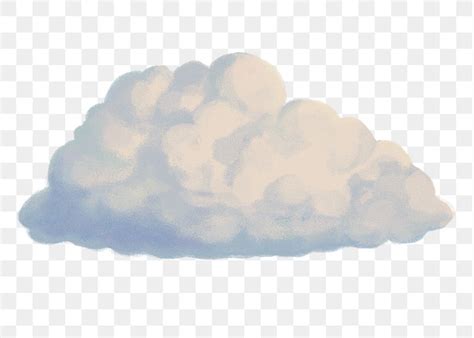 Cloud png clipart, semi real | Premium PNG - rawpixel