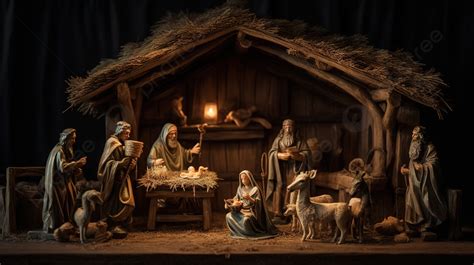 Nativity Stable Background