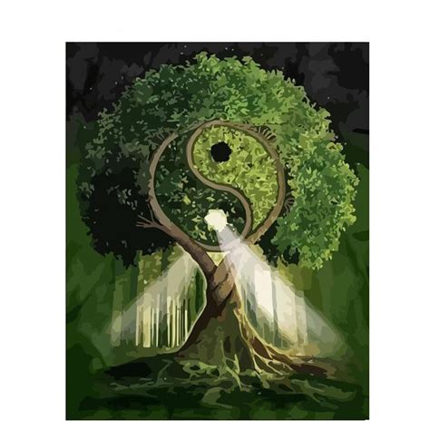 Zen Tree - DIY Painting By Numbers Kit