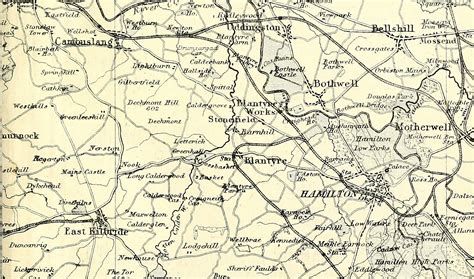 up to 1900 maps Blantyre Project - Official History Archives, Lanarkshire Old Blantyre Photos ...