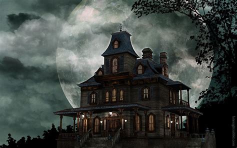 1280x800 Bunny Manor | Haunted house pictures, Scary haunted house, Halloween wallpaper backgrounds