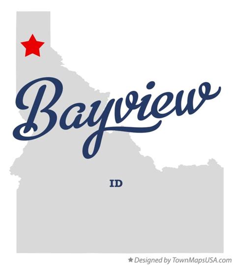 Map of Bayview, ID, Idaho