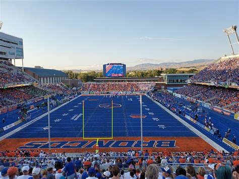 Enjoying the First BSU Game of the Season!