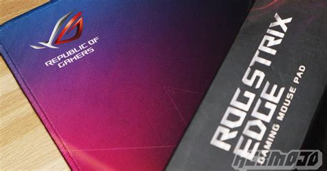 ASUS ROG Strix Edge Vertical Gaming Mouse Pad Review | HEXMOJO