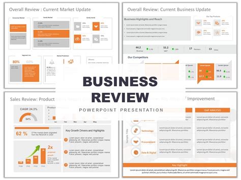 Business Review Presentation PowerPoint Theme