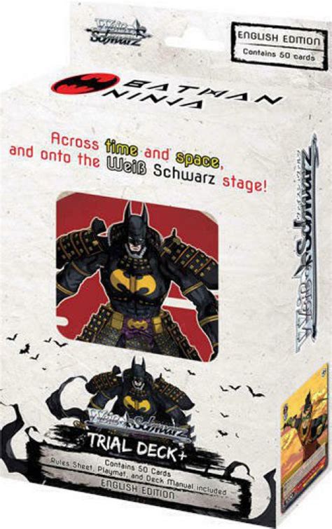 Weiss Schwarz DC Comics Batman Ninja Trial Deck Plus BushiRoad - ToyWiz