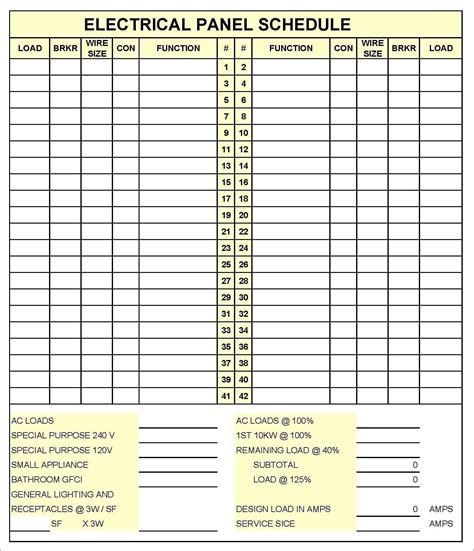 Free Electrical Panel Label Template Excel And Online Electrical in ...