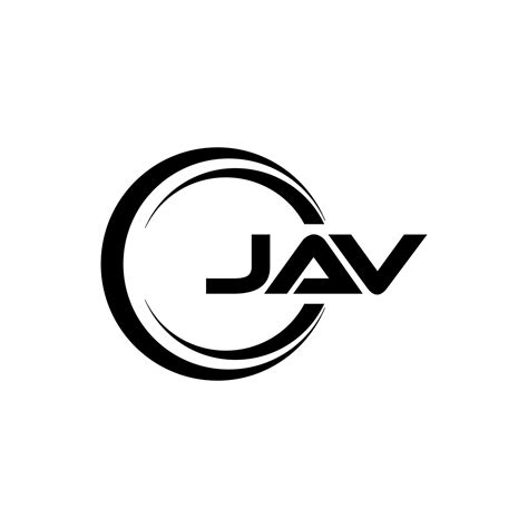 JAV letter logo design with white background in illustrator. Vector ...