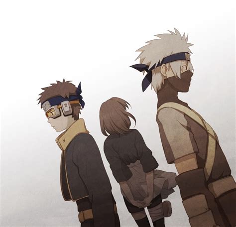 Obito, Rin & Kakashi - Naruto Shippuuden Photo (14806425) - Fanpop