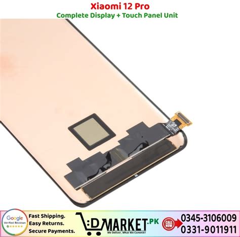 Xiaomi 12 Pro LCD Panel Price In Pakistan | QC Certified