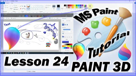 MS Paint Tutorials Lesson 24 How to switch from MS Paint to Paint 3D Editing with Paint 3D - YouTube