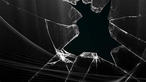 3840x2160px | free download | HD wallpaper: cracked glass, Abstract ...