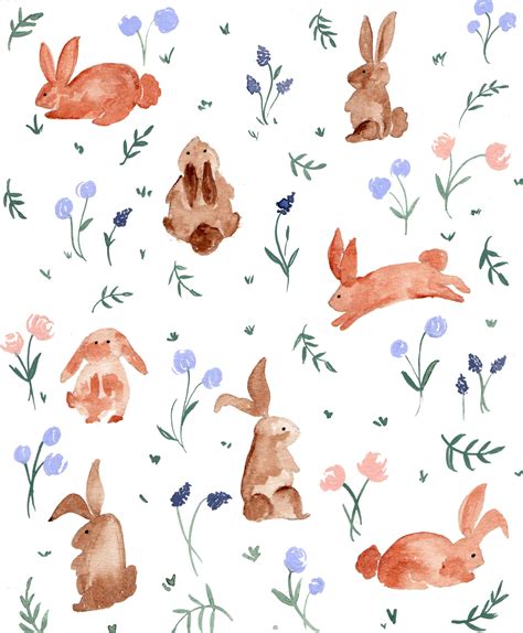 Bunnies | Bunny wallpaper, Rabbit wallpaper, Easter wallpaper